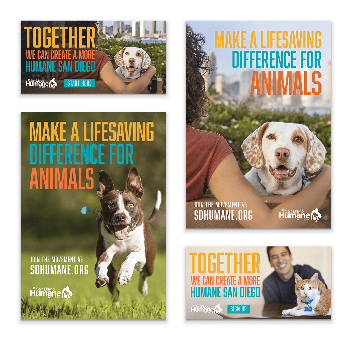 Social media and print ads